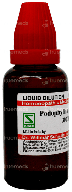 Dr Willmar Schwabe Podophyllum Peltatum 30Ch Dilution 30Ml